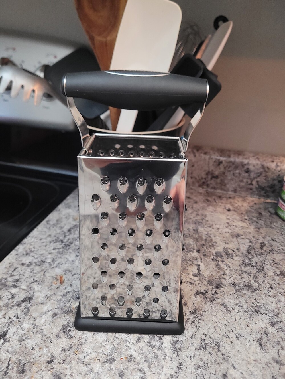 Stainless Steel Cuisinart 4 Sided Box Grater with Black Handle (New, Open Box)